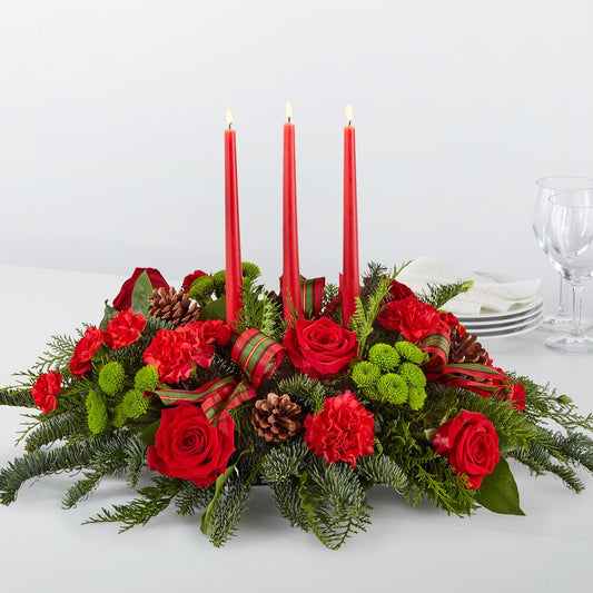 FTD-BY THE CANDLELIGHT CENTERPIECE