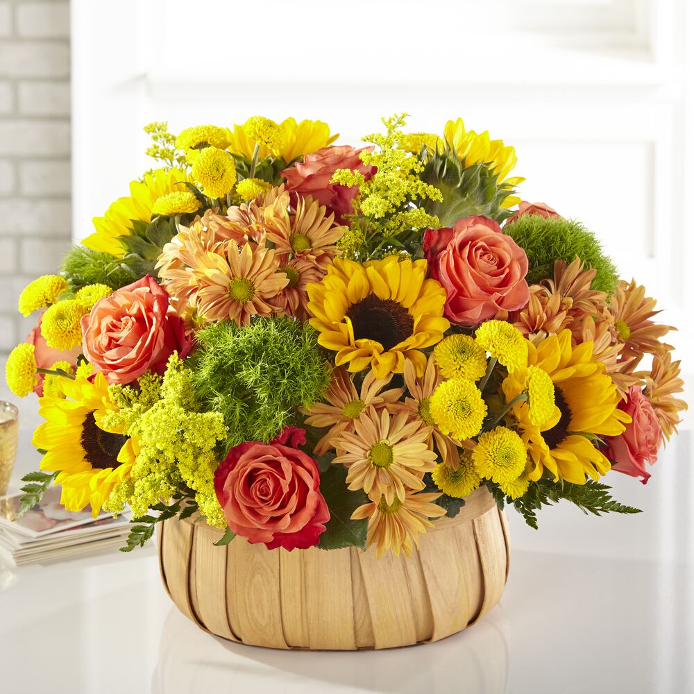 FTD-HARVEST SUNFLOWER BASKET