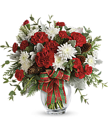 TELEFLORA'S HOLIDAY SHINE BOUQUET